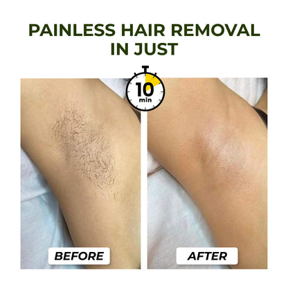 INDIA'S FIRST BaS/BARIUM SULFIDE FREE HERBAL HAIR REMOVAL WAX POWDER (100gm)