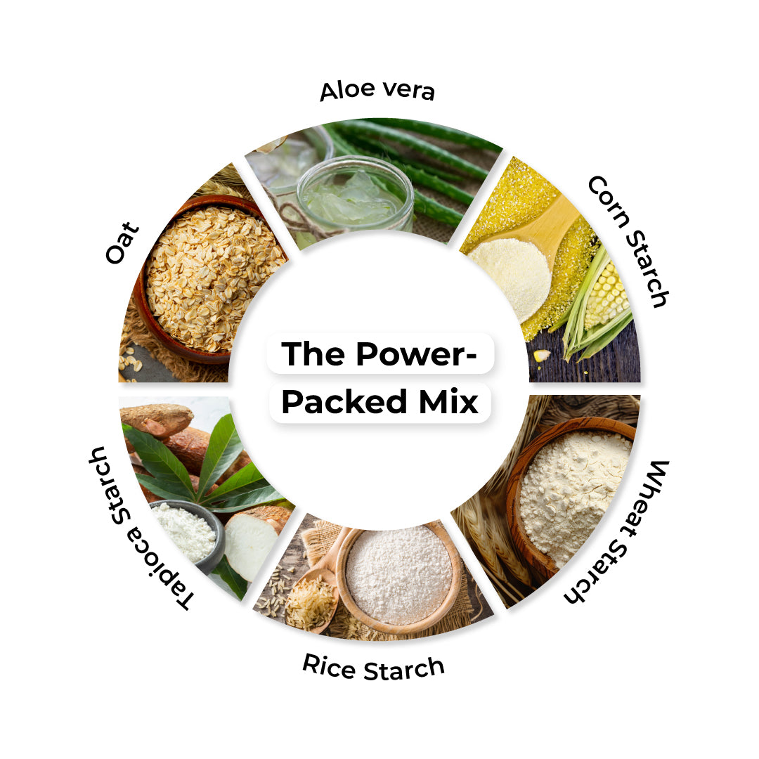 INDIA'S FIRST BaS/BARIUM SULFIDE FREE HERBAL HAIR REMOVAL WAX POWDER (100gm)